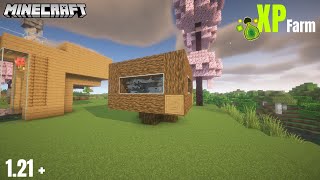 Minecraft Easiest XP Farm 121  Tutorial [upl. by Buatti]