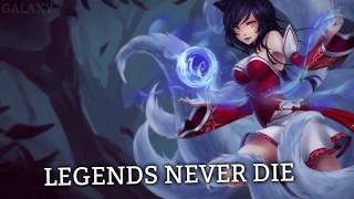 Nightcore ‒ Legends Never Die Lyrics [upl. by Kazue]