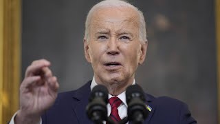 Biden takes to the stage at White House correspondents dinner for annual roast [upl. by Obara66]