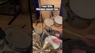 Pearl 1970s Concert Toms drumsounds drums drumtuning remodrumheads pearldrums strajkstudios [upl. by Tish]