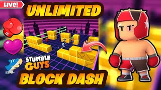 Stumble Guys Unlimited Block Dash Only Room Code live stumbleguys [upl. by Farnsworth]