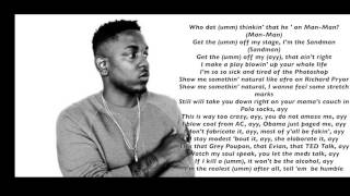 Kendrick Lamar  Humble Clean Lyrics [upl. by Atelokin]