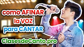 Como AFINAR la Voz para CANTAR Ejercicios de Afinación  Nuevas Clases de Canto  Vargott [upl. by Kaczer]