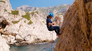 Via ferrata amp via corda  Calanques de Marseille  Sormiou [upl. by Batty]