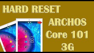 Hard Reset ARCHOS Core 101 3G [upl. by Idette]