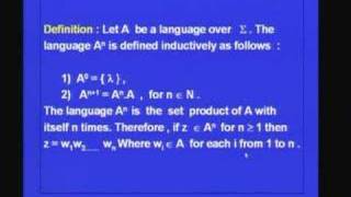 Lecture 12  Set Operations on Strings Over an Alphabet [upl. by Viddah]