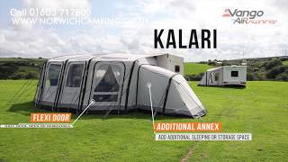 Vango Kalari 380 420 amp 520 Awning 2018 Review [upl. by Froemming682]