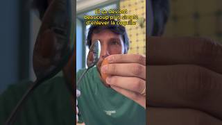 Technique pour enlever la coquille des oeufs 🥚🐣 [upl. by Nuawad64]