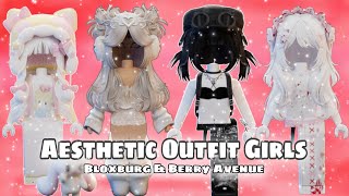 Roblox Girls Aesthetic Outfit codes for Bloxburg and Berry Avenue [upl. by Emelyne686]