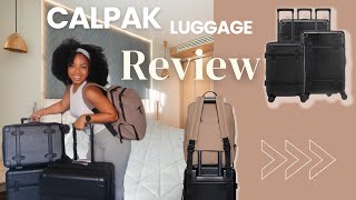 What is the best Carryon suitcase for Travel CALPAK luggage REVIEW Is it better than Beis [upl. by Nadnarb]