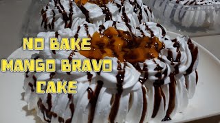 NO BAKE MANGO BRAVO CAKE  CHIFFON CAKE  MANGO BRAVO IN A TUB  STEAM MANGO BRAVO CAKE [upl. by Yerfej212]