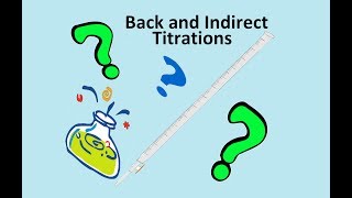 Back and Indirect Titrations [upl. by Ellehcear]