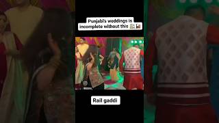 saddi rail gaddi aayi punjabisong punjabi wedding trending youtubeshorts punjabi railgaddi [upl. by Yahsan]