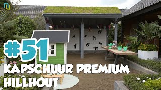 51  Ivo Plaatst Kapschuur Premium Hillhout  De Grote Tuinverbouwing [upl. by Ynhoj]