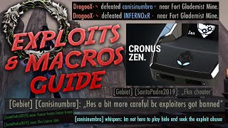 ESO ULTIMATE EXPLOIT MACRO CHEAT GUIDE  DragooX a CHEATER  ESO CRONUS [upl. by Moses334]