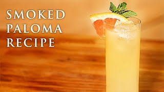 Smoked Paloma Cocktail Recipe  Patrón Tequila [upl. by Eelirrem643]