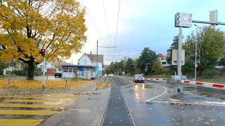 ★ 4K 🇨🇭 Schöftland  Aarau  Menziken cab ride Switzerland 112023 Führerstandsmitfahrt WSB [upl. by Kristoffer]