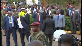 Uhuru Kenyatta arrives at Bomas of Kenya [upl. by Micheal]