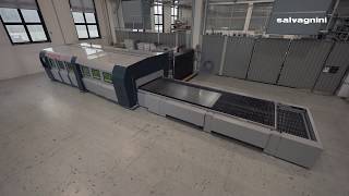 Salvagnini laser cutting L3 6020 fiber laser [upl. by Notnilc341]