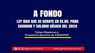 LEY IDEA QUE SE DEBATE EN EEUU PARA ECUADOR Y SALARIO BÁSICO DEL 2024 [upl. by Stanleigh]