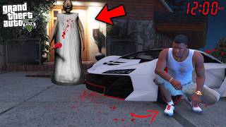 GTA 5  Franklin Escaped From Granny At 12 AM  GTA 5 mods [upl. by Hepza802]