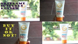 Oriflame Sun Zone SPF 50 Honest Review [upl. by Notwen]