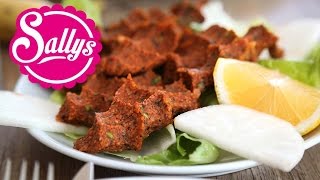 Cigköfte Rezept  türkische vegane Frikadellen  türkische Spezialität  Sally in der Türkei [upl. by Inalaeham]