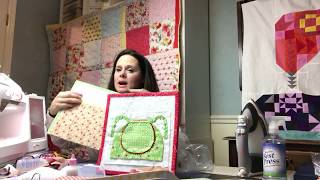 How to Applique  Let’s Bake Sew Along Quilt Apron Appliqué Blocks [upl. by Farika313]