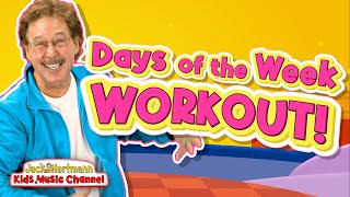 Seven Days of the Week Workout  Jack Hartmann [upl. by Glennis]