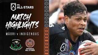 NRL All Stars 2023  Māori v Indigenous All Stars  Match Highlights [upl. by Saimon752]