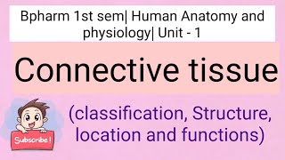 Connective tissue [upl. by Woodberry]