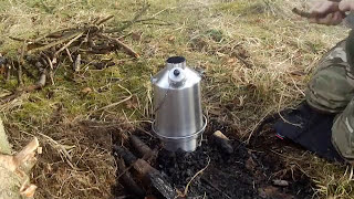 fire lighting and ghillie kettle review [upl. by Ymorej]