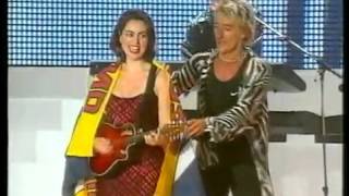 Rod Stewart  Maggie May  Hampden Park Glasgow Scotland [upl. by Rodama695]