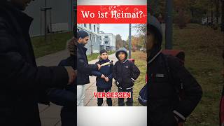 Wo ist deine Heimat 😢😭 traurig children kinder heimatliebe heimat umfrage migration leben [upl. by Allevon622]