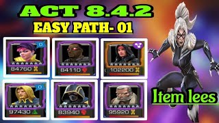 Mcoc Act 842 Easy path Completion [upl. by Ardnuek]