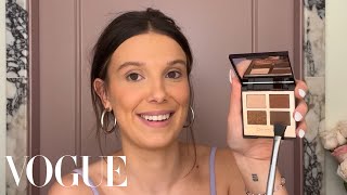 Millie Bobby Browns Date Night Beauty Routine  Beauty Secrets  Vogue [upl. by Annia514]