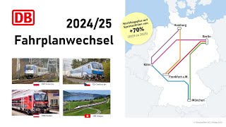 NEWS DB Fahrplanwechsel 202425 [upl. by Oironoh]