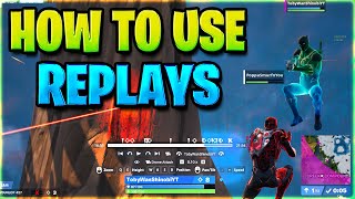 How to Use Replay Mode in Fortnite  Review Your Gameplay  Fortnite Tips and Tricks [upl. by Leuas]