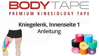 KNIE TAPEN  Kniegelenk Innenseite Kinesio Tape [upl. by Georgeanne]