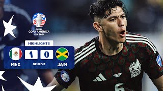 MÉXICO 10 JAMAICA  HIGHLIGHTS  CONMEBOL COPA AMÉRICA USA 2024™ [upl. by Ferriter]