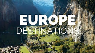 25 Most Beautiful Destinations in Europe  Travel Video [upl. by Poulter]