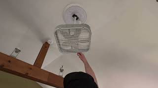 Changing the Ceiling Fan in the Living Room 412024 [upl. by Tager]