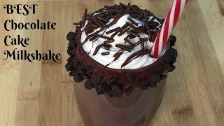 Making Portillos Chocolate Cake Shake at Home Super Easy amp Delicious Milkshake [upl. by Nylirrehs]