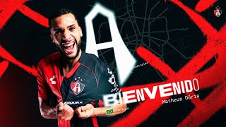 ¡Bienvenido a los Rojinegros de Atlas FC Matheus Dória ❤️🖤 [upl. by Suissac786]