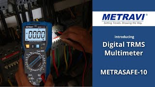 Metravi Metrasafe10 Digital TRMS Multimeter Introduction [upl. by Robinett508]