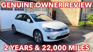 VW eGOLF LONG TERM OWNER REVIEW Good second hand choice [upl. by Armalda]