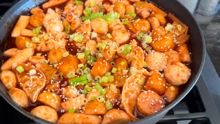 Rice cake tteokbokki [upl. by Kimball]