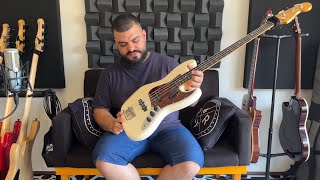 Review Squier Classic Vibe Jazz Bass  renatinhobass [upl. by Dranik]