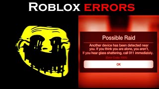 Troll face Becoming uncanny  Roblox error  22 phases [upl. by Ardnaet]