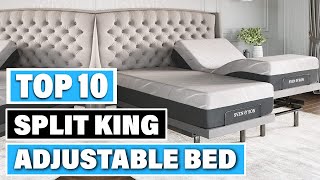 Best Split King Adjustable Bed In 2024  Top 10 Split King Adjustable Beds Review [upl. by Biebel]